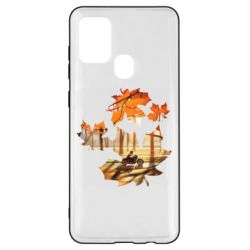 Чехол для Samsung A21s Проезжая осень - PrintSalon