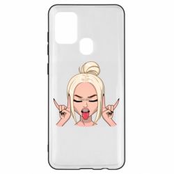 Чехол для Samsung A21s Punk Girl - PrintSalon
