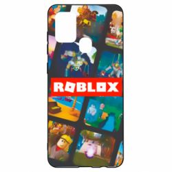 Чехол для Samsung A21s Roblox frames - PrintSalon