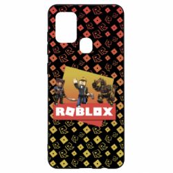 Чехол для Samsung A21s Roblox Heroes 3D - PrintSalon