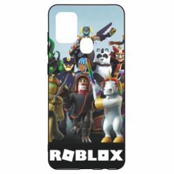Чехол для Samsung A21s Roblox персонажи - PrintSalon