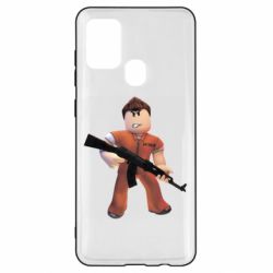 Чехол для Samsung A21s Roblox Prisoner - PrintSalon