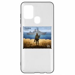 Чехол для Samsung A21s русский корабль иди на@