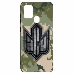 Чехол для Samsung A21s РУССКИЙ ВОЕННЫЙ КОРАБЛЬ ІДІ НА ХУЙ! ВСУ