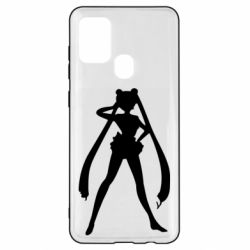 Чохол для Samsung A21s Sailor Moon silhouette - PrintSalon