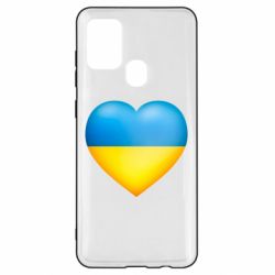 Чехол для Samsung A21s Серце патріота - PrintSalon