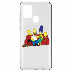 Чехол для Samsung A21s Simpsons At Home - PrintSalon