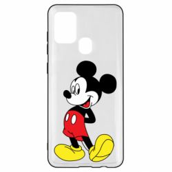 Чехол для Samsung A21s Smiling Mickey - PrintSalon