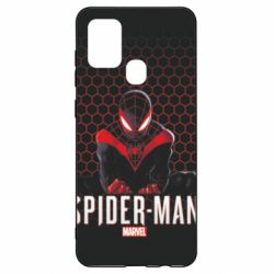 Чохол для Samsung A21s Spider Man Miles Morales - PrintSalon