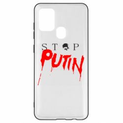 Чехол для Samsung A21s Стоп Путин - PrintSalon