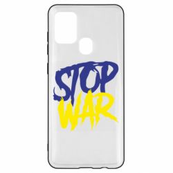 Чехол для Samsung A21s Stop this war - PrintSalon