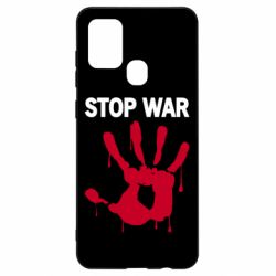 Чехол для Samsung A21s Stop War - PrintSalon