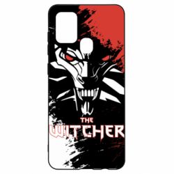 Чехол для Samsung A21s The Witcher Spray Art - PrintSalon