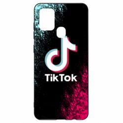 Чехол для Samsung A21s Tiktok spray art - PrintSalon