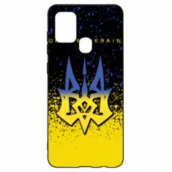 Чохол для Samsung A21s Ukraine, yellow blue - PrintSalon
