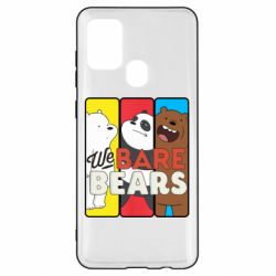 Чехол для Samsung A21s We bare bears collage - PrintSalon