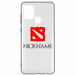 Чехол для Samsung A21s Your nickname Dota2 - PrintSalon