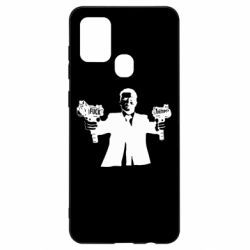 Чехол для Samsung A21s Zelensky fuck putin - PrintSalon