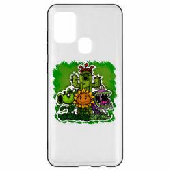 Чохол для Samsung A21s Zombie vs Plants players-PrintSalon Чохол для Samsung A21s Zombie vs Plants players