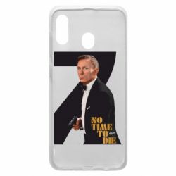 Чехол для Samsung A30 Агент 007 Не Время Умирать - PrintSalon