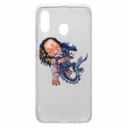 Чехол для Samsung A30 Alien vs Predator - PrintSalon