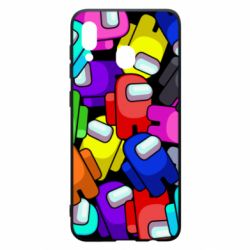 Чехол для Samsung A30 Among us multicolored - PrintSalon