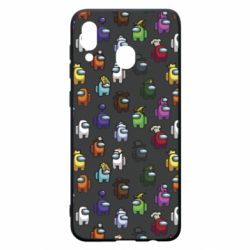 Чехол для Samsung A30 Among Us Pattern - PrintSalon