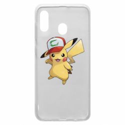 Чехол для Samsung A30 Ash's hat Pikachu - PrintSalon