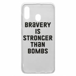Чехол для Samsung A30 Bravery is stronger - PrintSalon