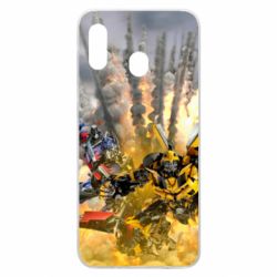 Чохол для Samsung A30 Bumblebee and Optimus Prime - PrintSalon