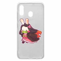 Чехол для Samsung A30 Chibi Bunny Kamado Nezuko - PrintSalon
