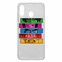 Чехол для Samsung A30 Cowboy Bebop Eyes-PrintSalon Чехол для Samsung A30 Cowboy Bebop Eyes
