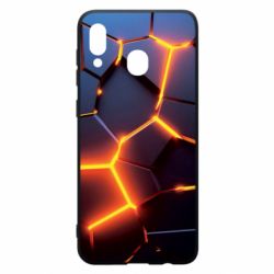 Чохол для Samsung A30 Cracked Blocks - PrintSalon