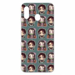 Чехол для Samsung A30 Cute Tanjiro with Nezuko - PrintSalon