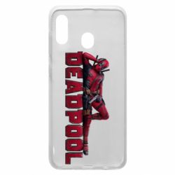 Чехол для Samsung A30 Дэдпул арт - PrintSalon