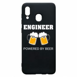 Чехол для Samsung A30 Engineer Powered By Beer - PrintSalon