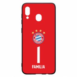 Чехол для Samsung A30 FC Bayern. Твоя фамилия, номер (англ.) - PrintSalon