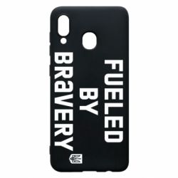 Чехол для Samsung A30 Fueled by bravery - PrintSalon