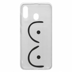 Чехол для Samsung A30 Funny tits - PrintSalon