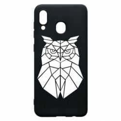 Чохол для Samsung A30 Geometric Owl - PrintSalon