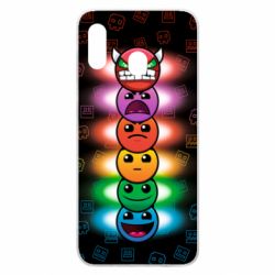 Чохол для Samsung A30 Geometry Dash Levels - PrintSalon