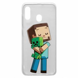Чохол для Samsung A30 Heroes from Minecraft - PrintSalon