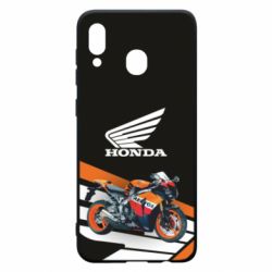 Чехол для Samsung A30 Honda Bike - PrintSalon