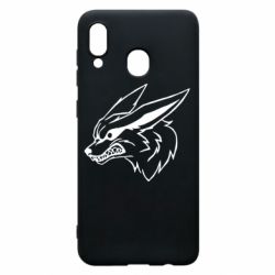 Чехол для Samsung A30 Kurama line art - PrintSalon
