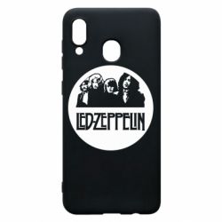 Чехол для Samsung A30 Led Zeppelin in a circle - PrintSalon