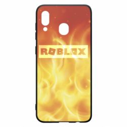 Чохол для Samsung A30 Logo and fire - PrintSalon