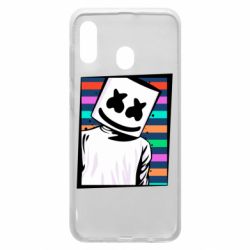 Чехол для Samsung A30 Marshmello Colorful Portrait - PrintSalon