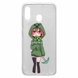 Чехол для Samsung A30 Minecraft anime - PrintSalon