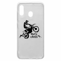 Чехол для Samsung A30 Motocross sport - PrintSalon