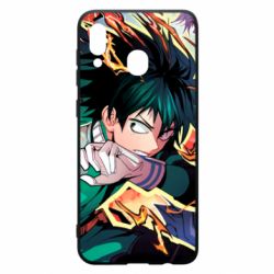 Чехол для Samsung A30 My hero academy Izuku Midoriya-PrintSalon Чехол для Samsung A30 My hero academy Izuku Midoriya